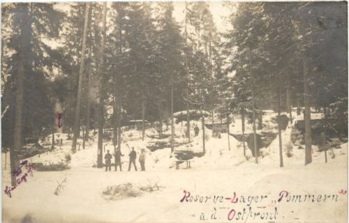 Reserve Lager Pommern an der Ostfront