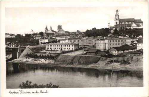Grodno - Kasernen an der Memel