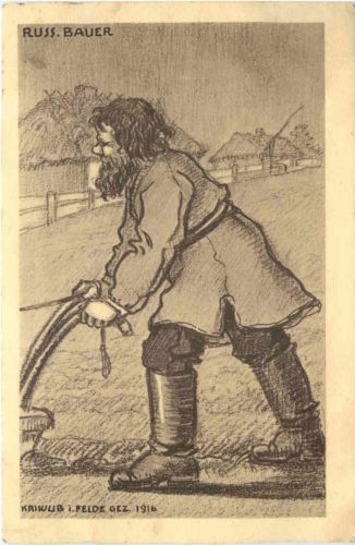 Russischer Bauer - Feldpost