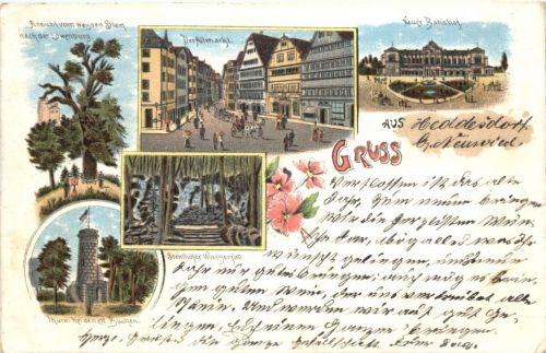 Gruss aus Neuwied - Litho