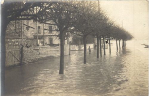 Hönningen Rhein - Überschwemmung