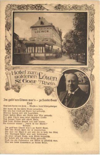 St. Goar am Rhein - Hotel zum goldenen Löwen