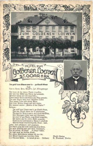 St. Goar am Rhein - Hotel zum goldenen Löwen
