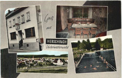 Gruss aus Herschbach Unterwesterwald - Gaststätte Nassauer Hof