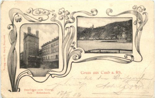 Gruss aus Caub am Rhein