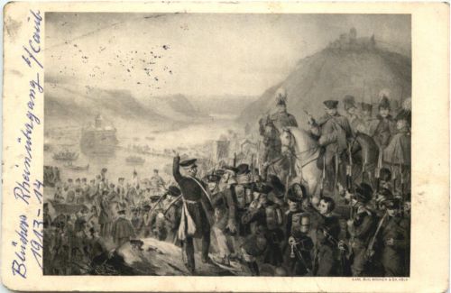 Blüchers Rheinübergang bei Caub - Jahrhundertfeier
