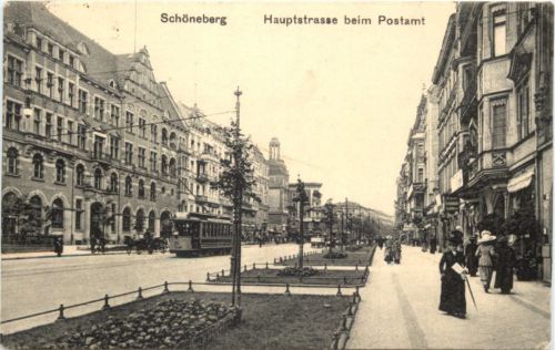 Schöneberg - Hauptstrasse beim Postamt
