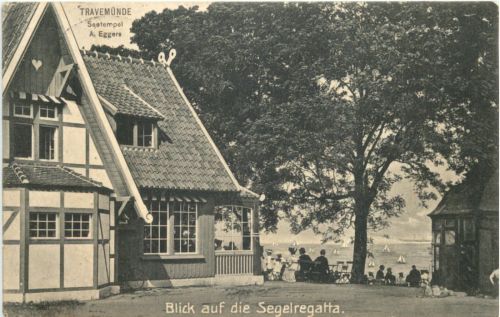 Travemünde - Seetempel - Blick auf die Segelregatta