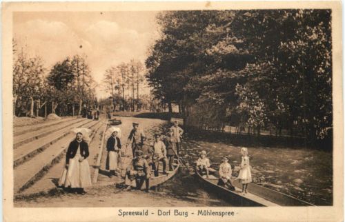 Spreewald - Dorf Burg - Mühlenspree