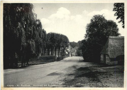 Altona - Kl. Flottbek - Hochrad mit Konservatorium