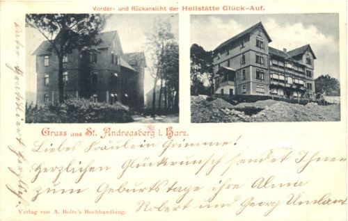 Gruss aus St. Andreasberg - Heilstätte Glück auf