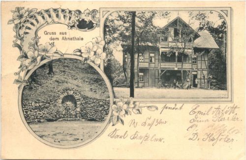 Gruss aus dem Ahnathale bei Kassel