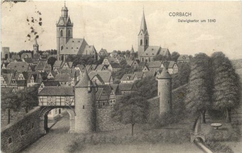 Corbach - Dalwigkertor 1840