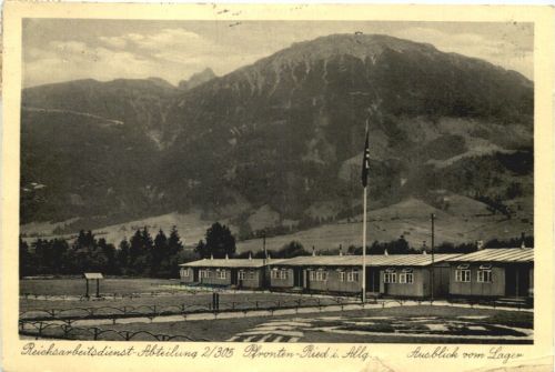Pfronten Ried im Allgäu - Reichsarbeitsdienst Abteilung RAD 3. Reich