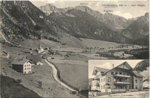 Hinterstein im bayr. Allgäu - Gasthof zum Steinadler