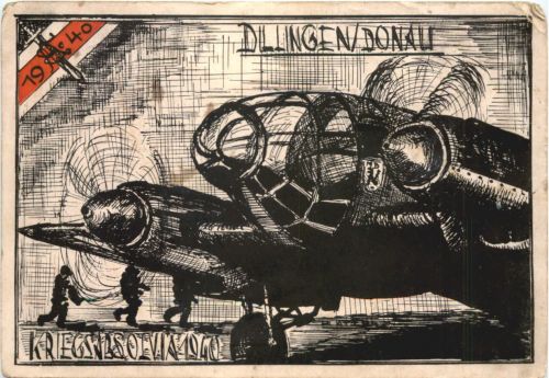 Dillingen Donau - Kriegs Absolvia 1940 - Studentika