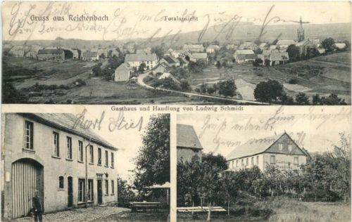 Gruss aus Reichenbach - Gasthaus von Ludwig Schmidt