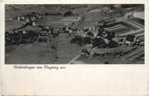 Bleiderdingen vom Flugzeug aus
