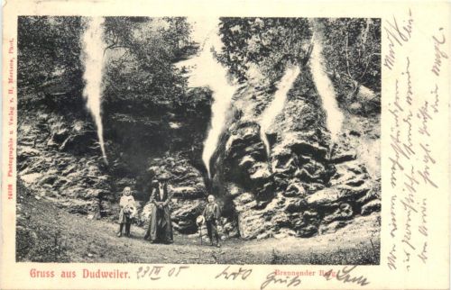 Gruss aus Dudweiler - Brennender Berg