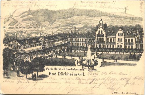 Bad Dürkheim - Park-Hotel - Litho