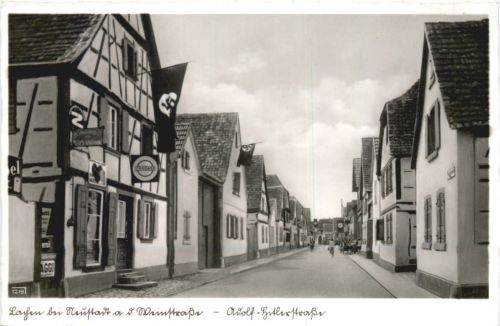 Laufen bei Neustadt an der Weinstrasse - Adolf Hitlerstrasse 3. Reich