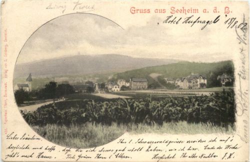 Gruss aus Seeheim a. d. B.