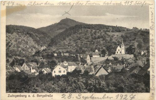 Zwingenberg an der Bergstrasse - Bahnpost