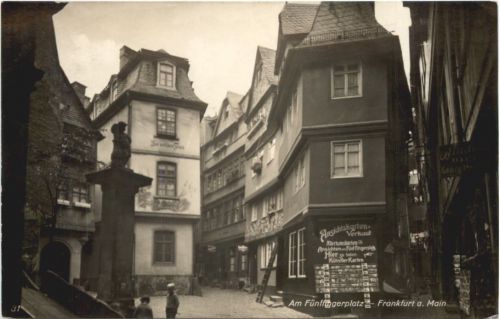 Frankfurt Main - Am Fünffingerplatz - Ansichtskarten-Verkauf