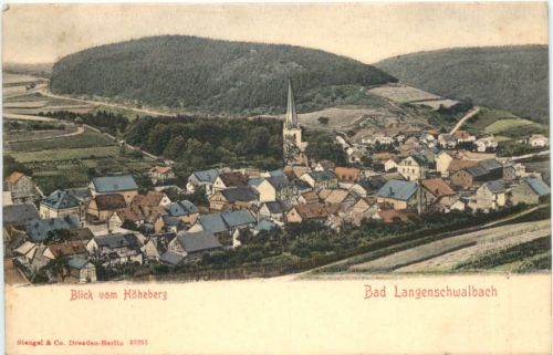 Bad Langenschwalbach - Blick vom Höhebergl