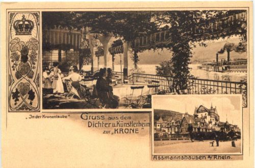 Assmannshausen am Rhein - Künstlerheim zur Krone