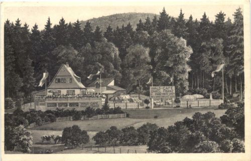 Station Saalburg - Post Köppern im Tanus - Wald-Cafe Onkel Franz