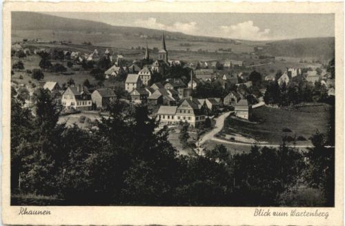 Rhaunen - Blick zum Wartenberg