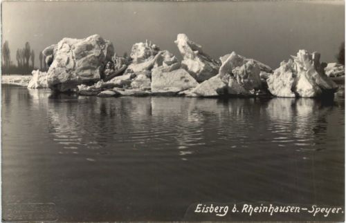 Speyer - Eisberg bei Rheinhausen