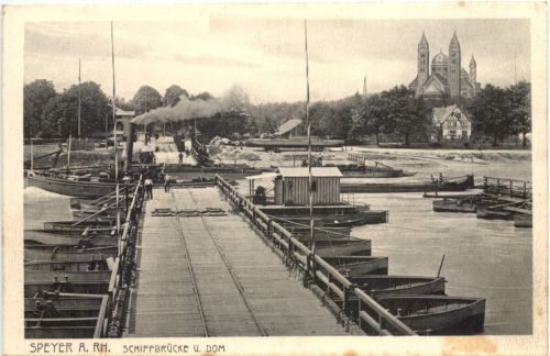 Speyer am Rhein - Schiffbrücke
