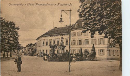 Germersheim - Kommandantur und Hauptstrasse