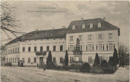 Germersheim - Gouvernement und Kriegerdenkmal