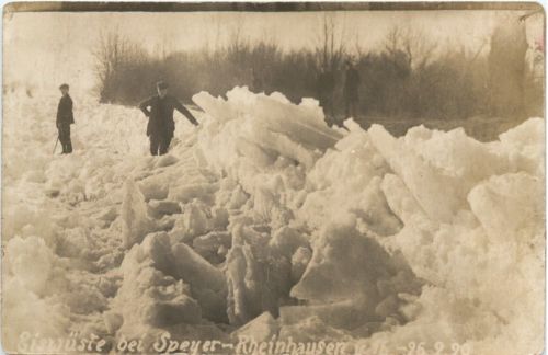 Speyer am Rhein - Eiswüste 1929