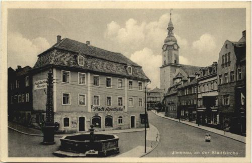 Ilmenau - An der Stadtkirche