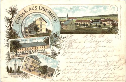 Gruss aus Oberhof - Litho