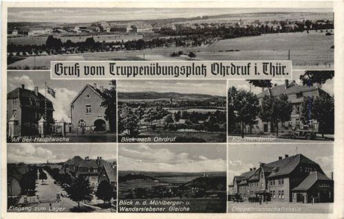Gruss vom Truppenübungsplatz Ohrdruf