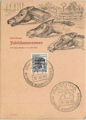 Gotha - Pferde Jubiläumsrennen 1948