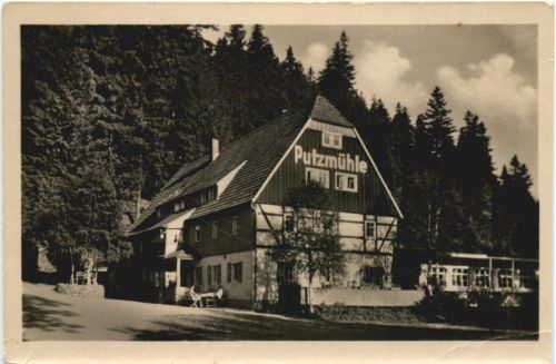 Oberpöbel bei Bärenfels - Gaststätte Putzmühle