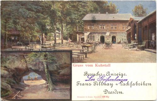Gruss vom Kuhstall - Besuchsanzeige Lackfabriken Dresden