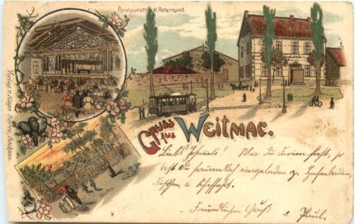 Gruss aus Weitmar - Litho - Bochum