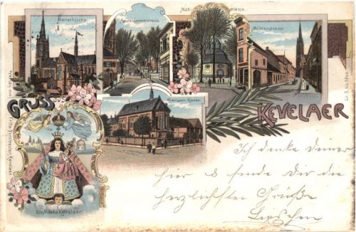 Gruss aus Kevelaer - Litho