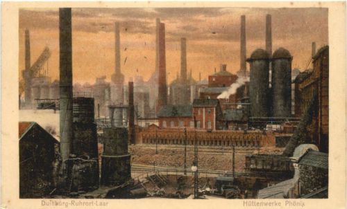 Duisburg - Ruhrort Laar - Hüttenwerke Phönix