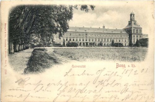 Bonn - Universität - Reliefkarte