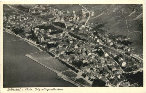 Leutesdorf am Rhein - Fliegeraufnahme