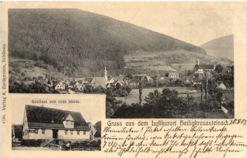 Heiligenkreuzsteinach - GAsthaus zum roten Löwen