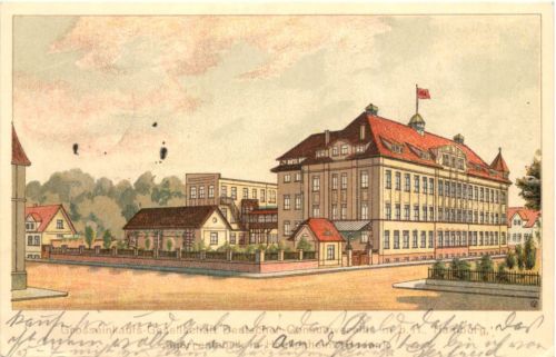 Hockenheim - Zigarrenfabrik - Litho